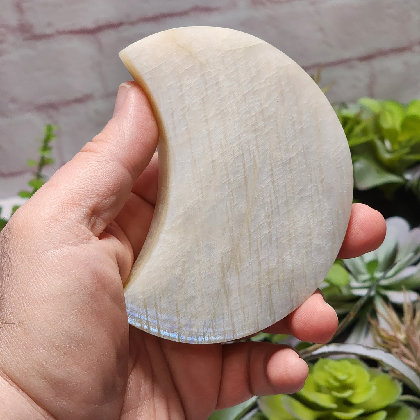 Moonstone Moon Carving | 2305