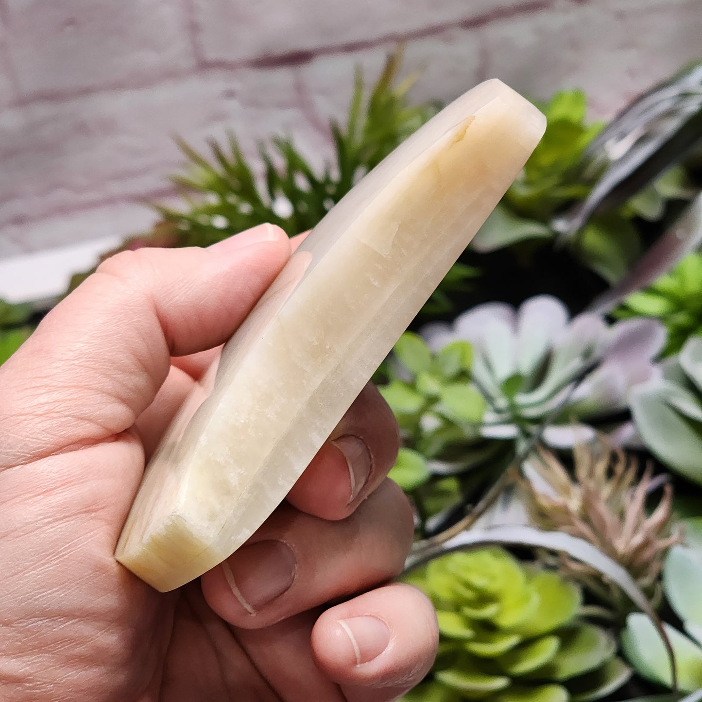 Moonstone Moon Carving | 2305