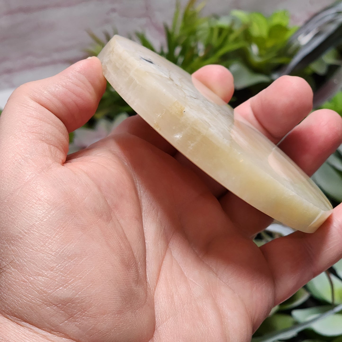 Moonstone Moon Carving | 2305