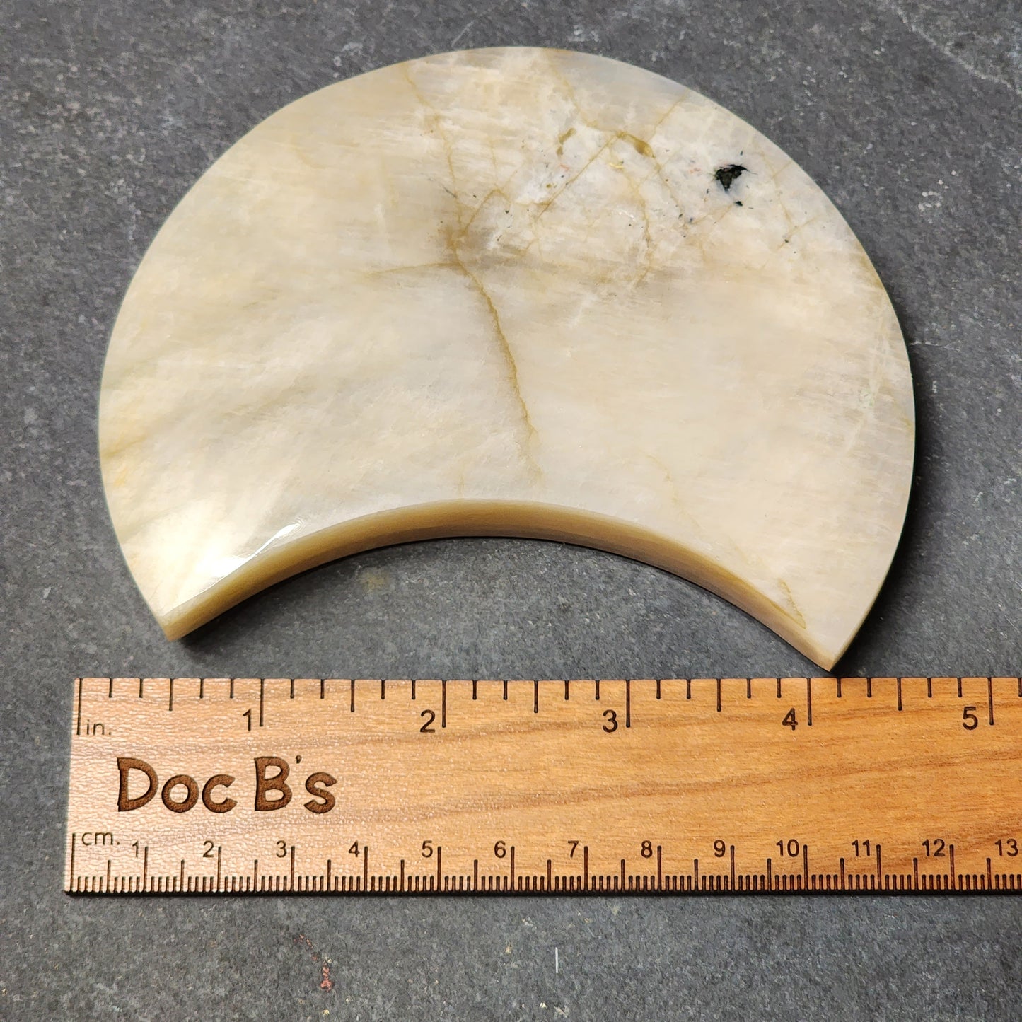 Moonstone Moon Carving | 2305