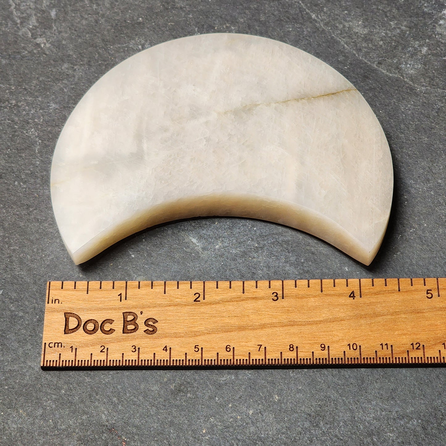 Moonstone Moon Carving | 2306