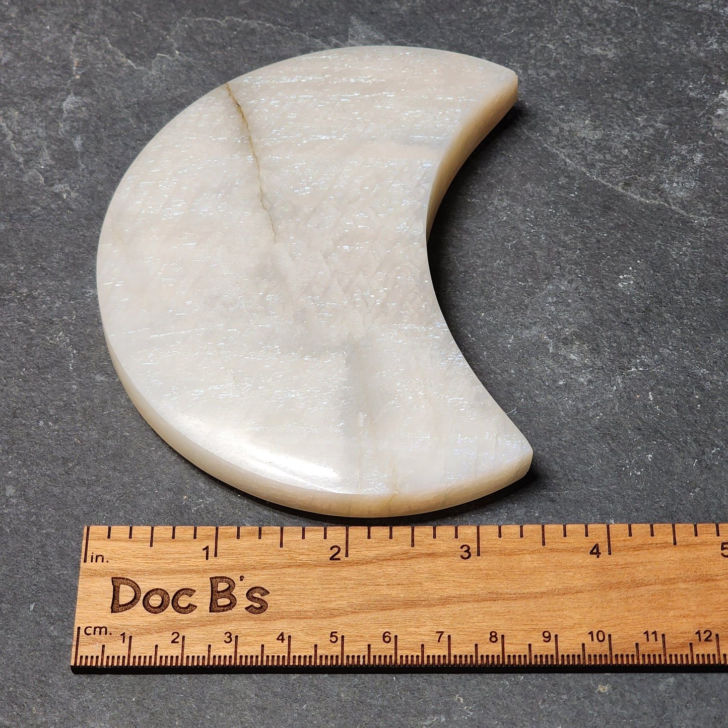 Moonstone Moon Carving | 2306