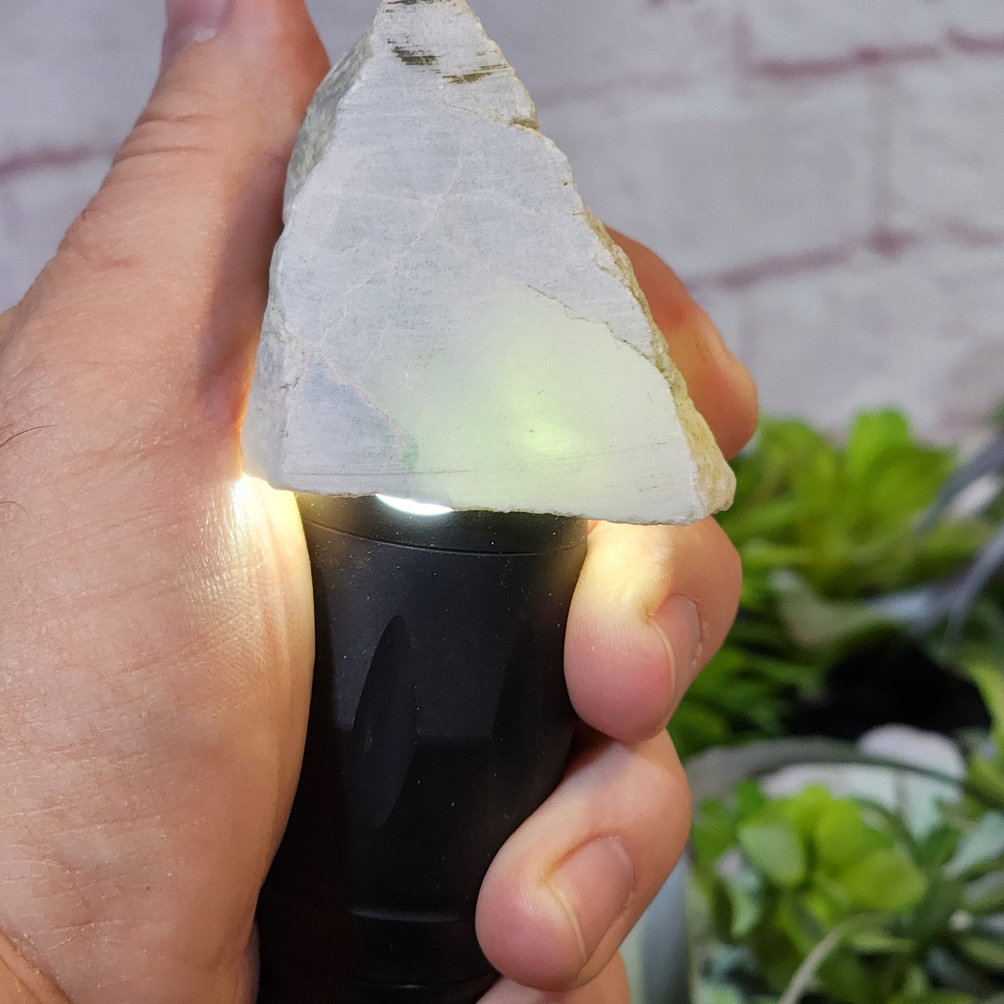 Guatemalan White Ice Jadeite Jade Rough Material | 2319