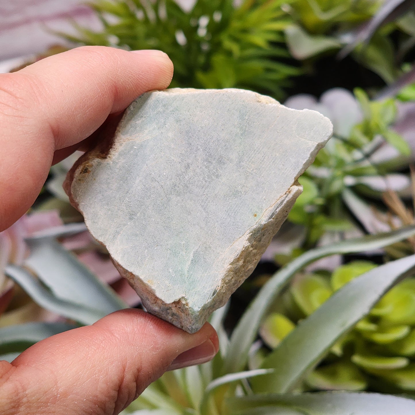 Guatemalan White Ice Jadeite Jade Rough Material | 2318
