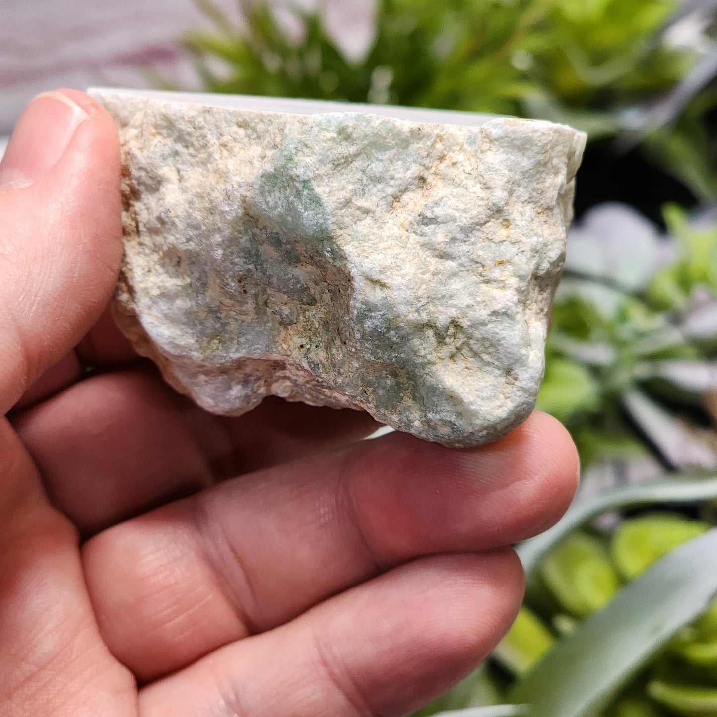 Guatemalan White Ice Jadeite Jade Rough Material | 2318