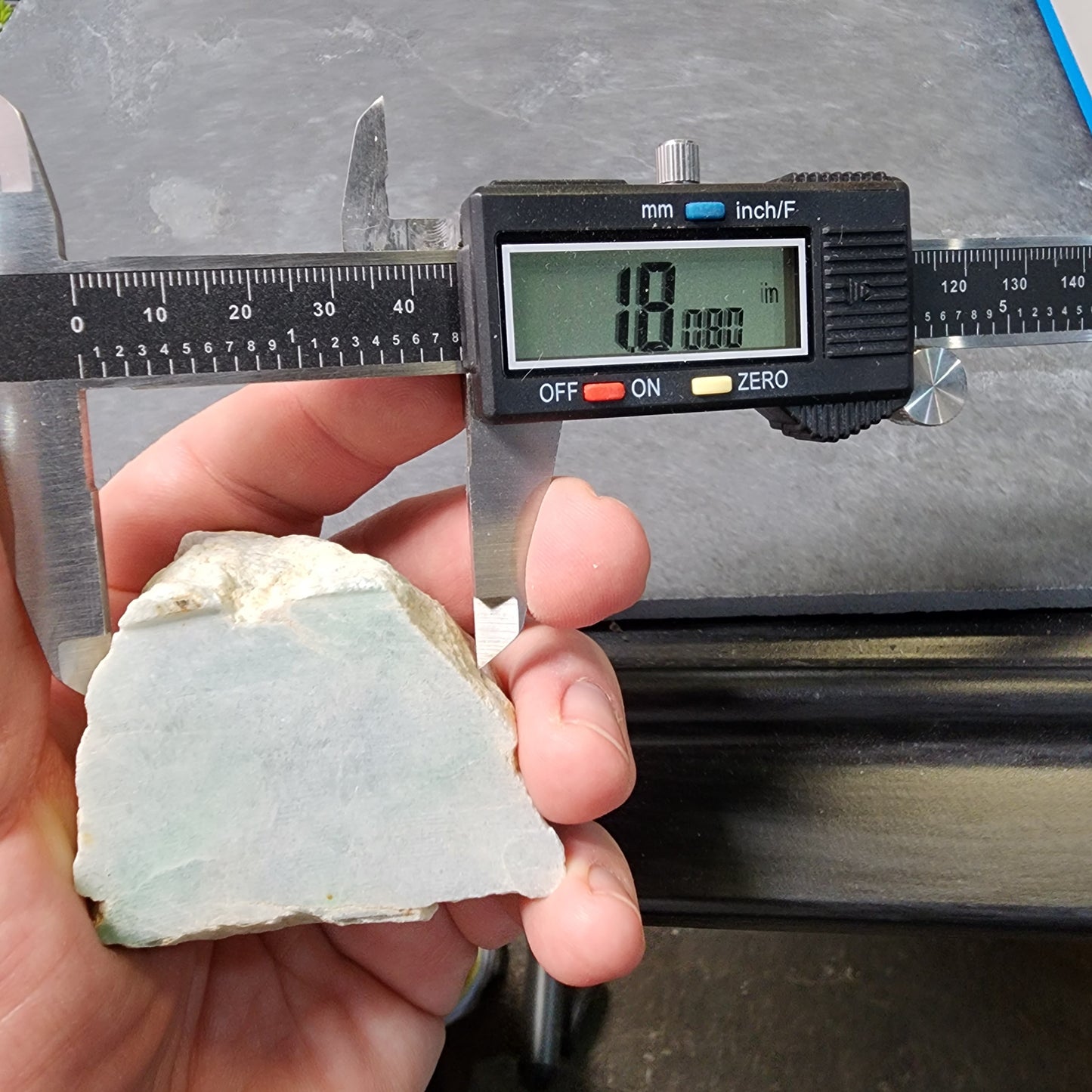 Guatemalan White Ice Jadeite Jade Rough Material | 2318