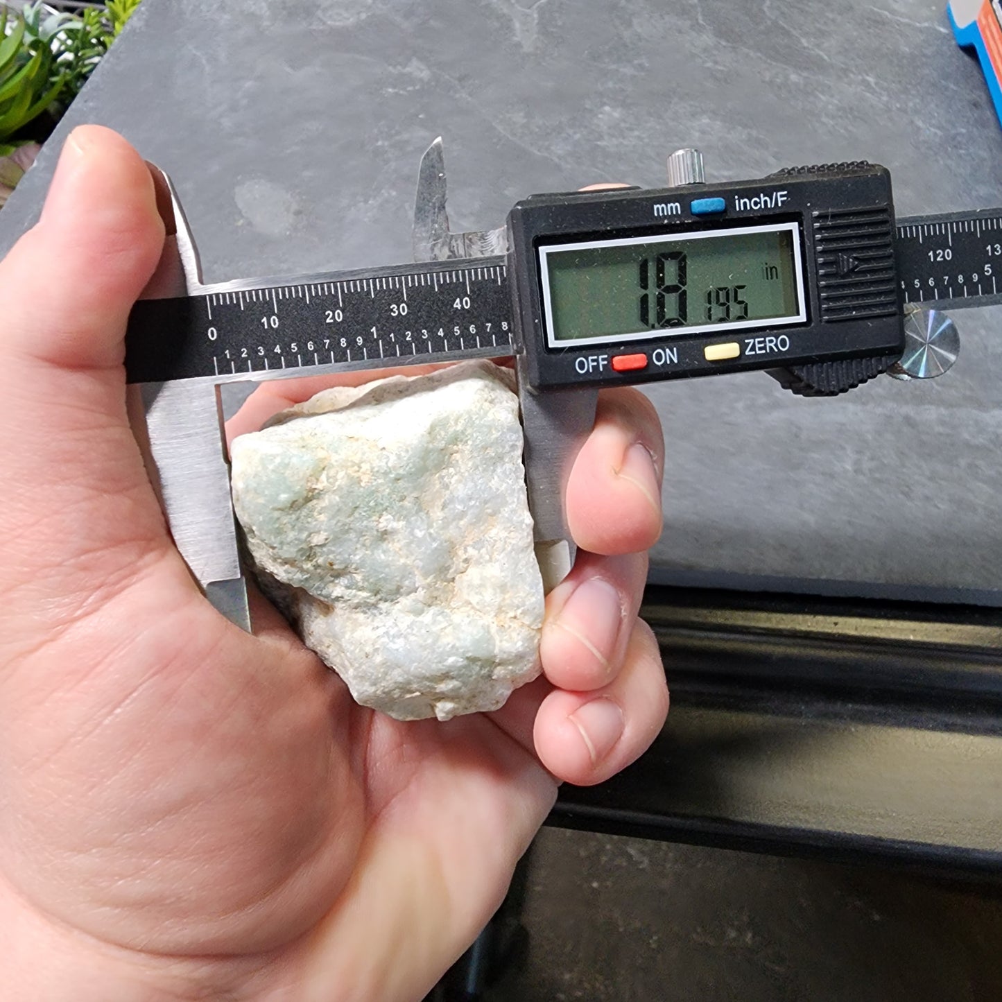 Guatemalan White Ice Jadeite Jade Rough Material | 2318