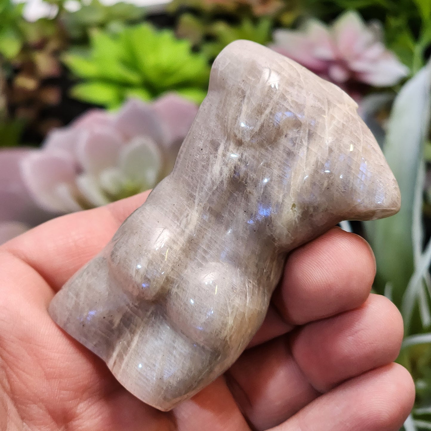 Moonstone Male God Body Carving | 2312
