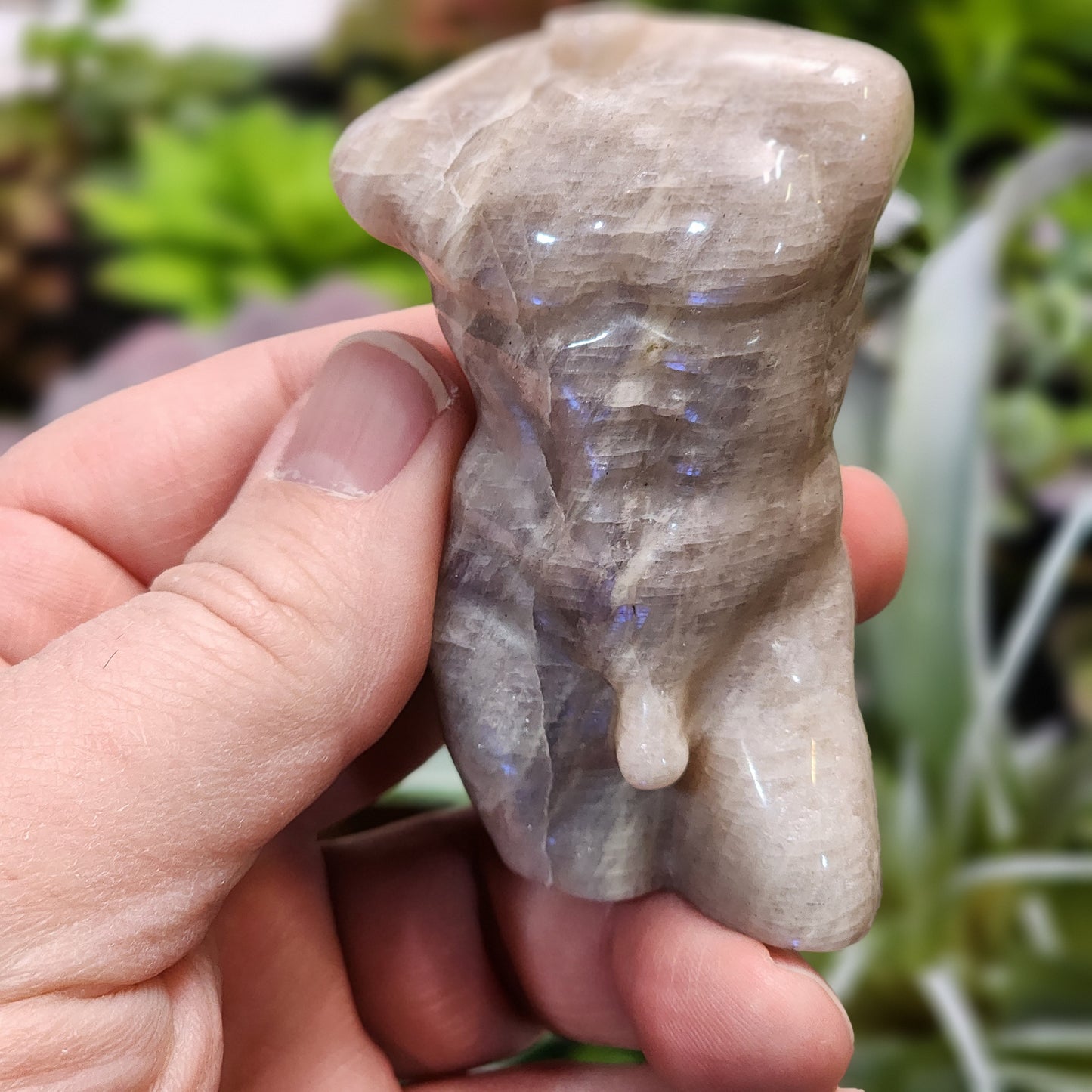 Moonstone Male God Body Carving | 2312