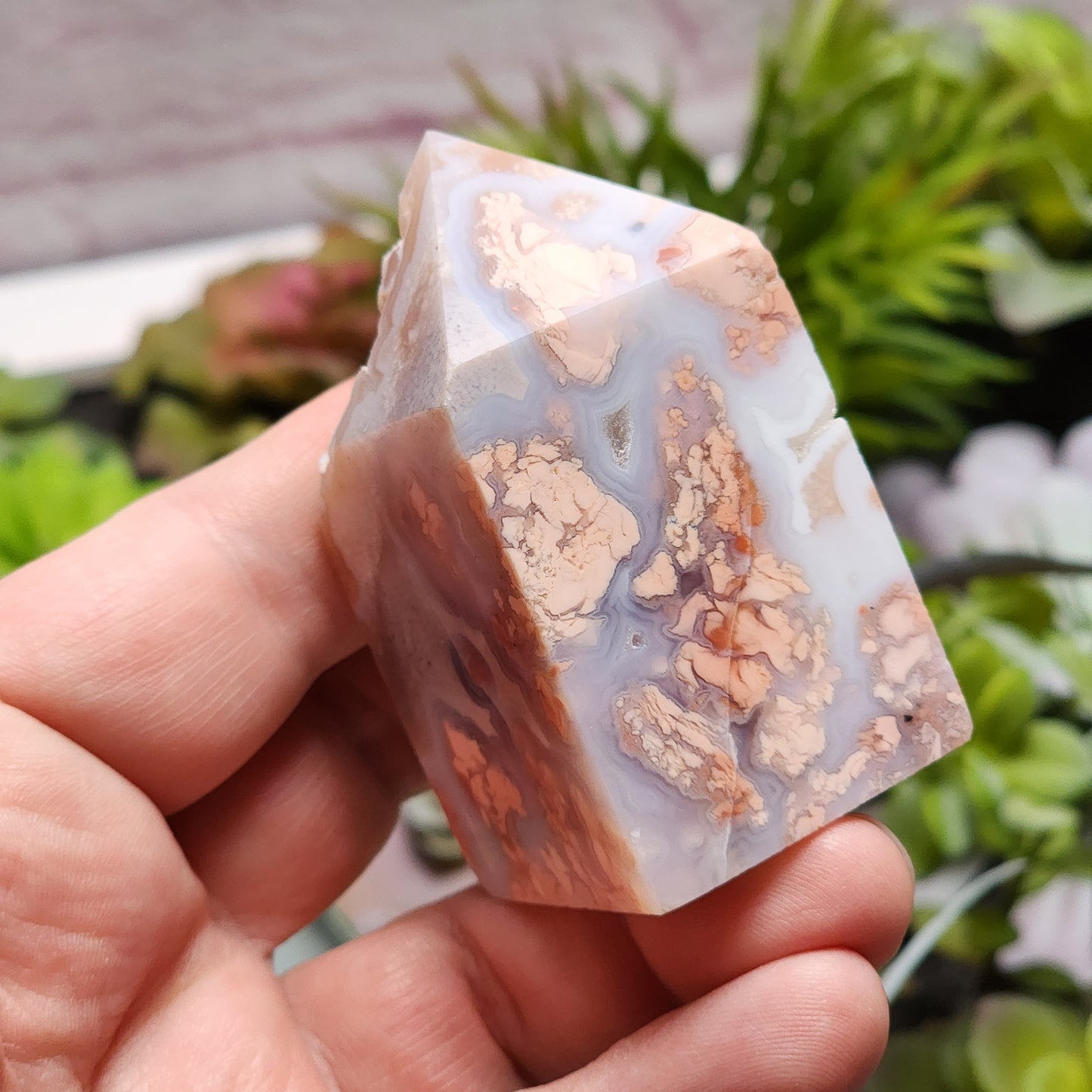 Cotton Candy Agate Tower | 2330