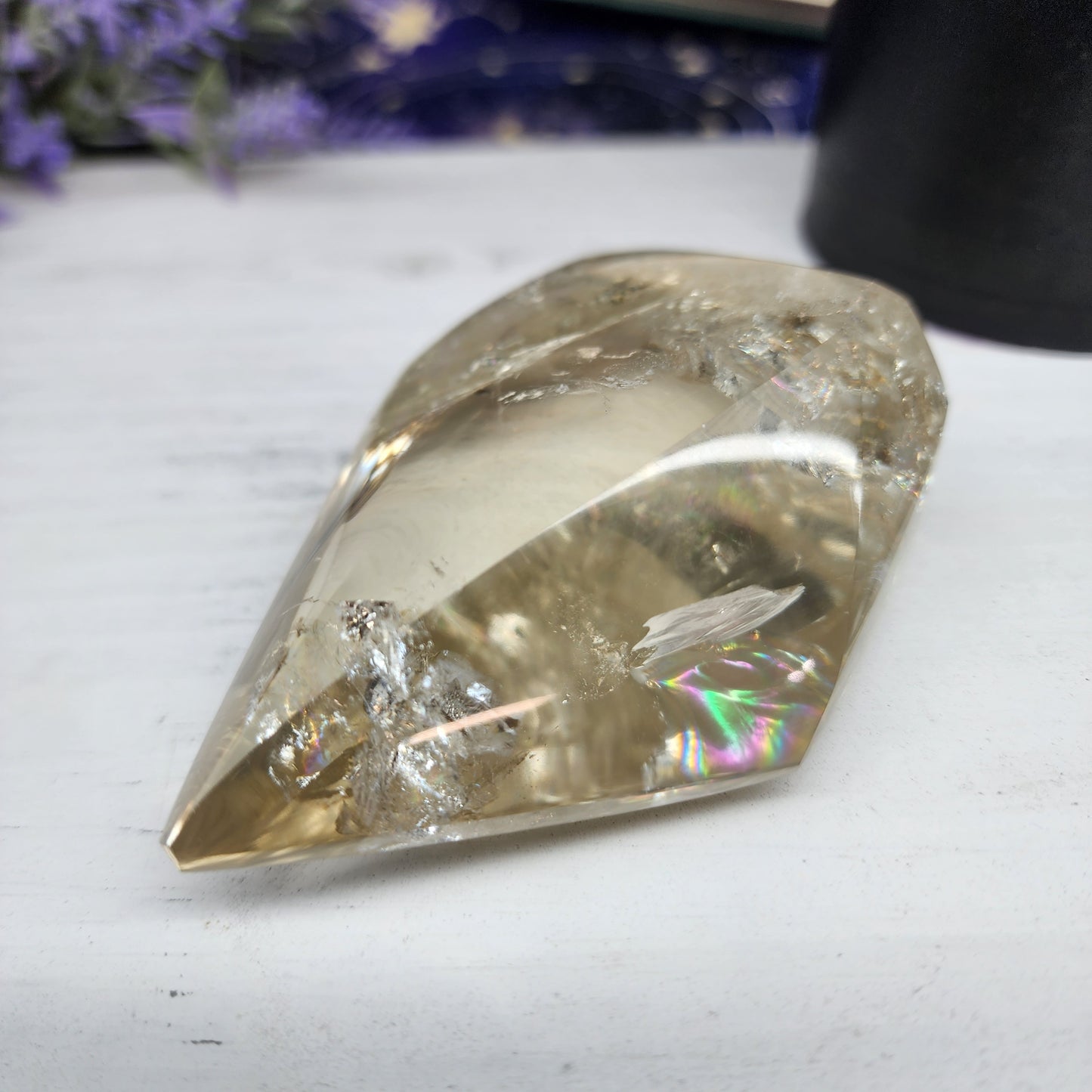 Smoky Quartz Freeform Carving | 1555