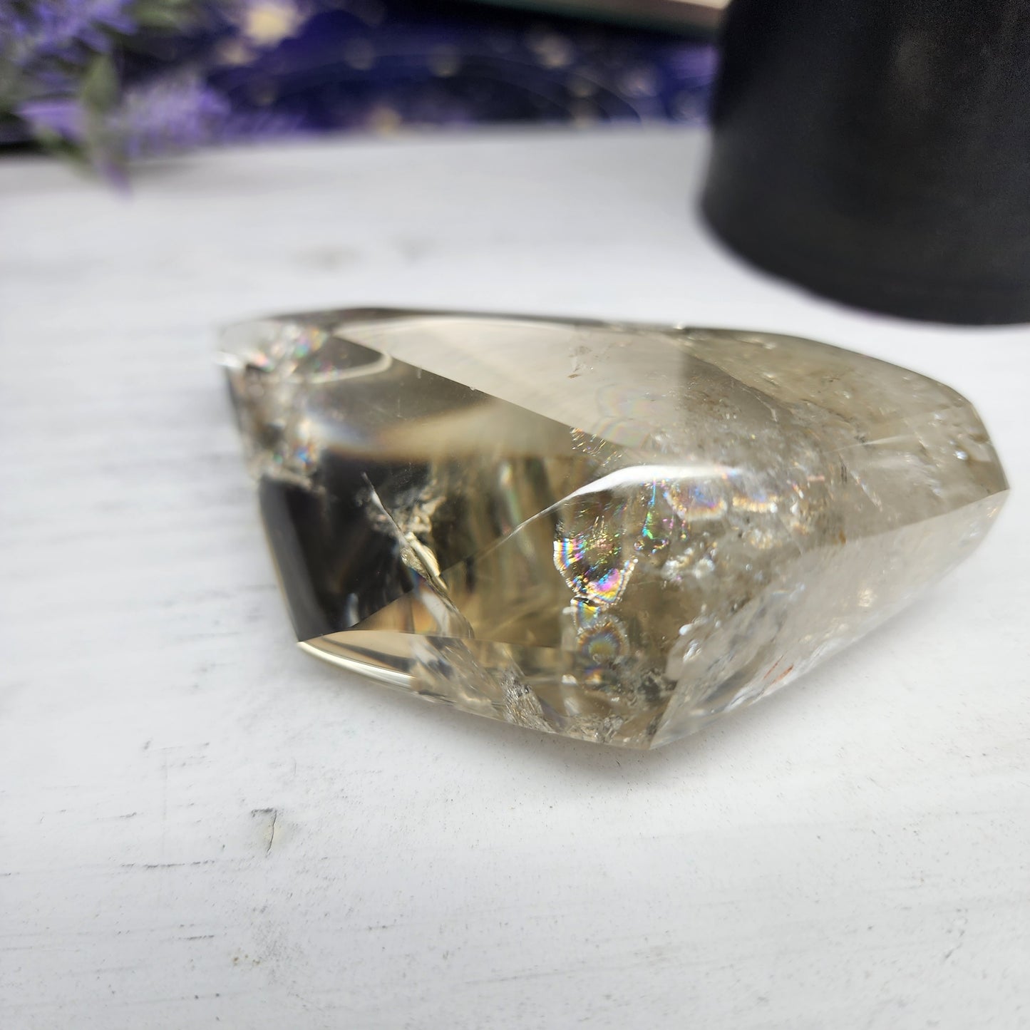 Smoky Quartz Freeform Carving | 1555