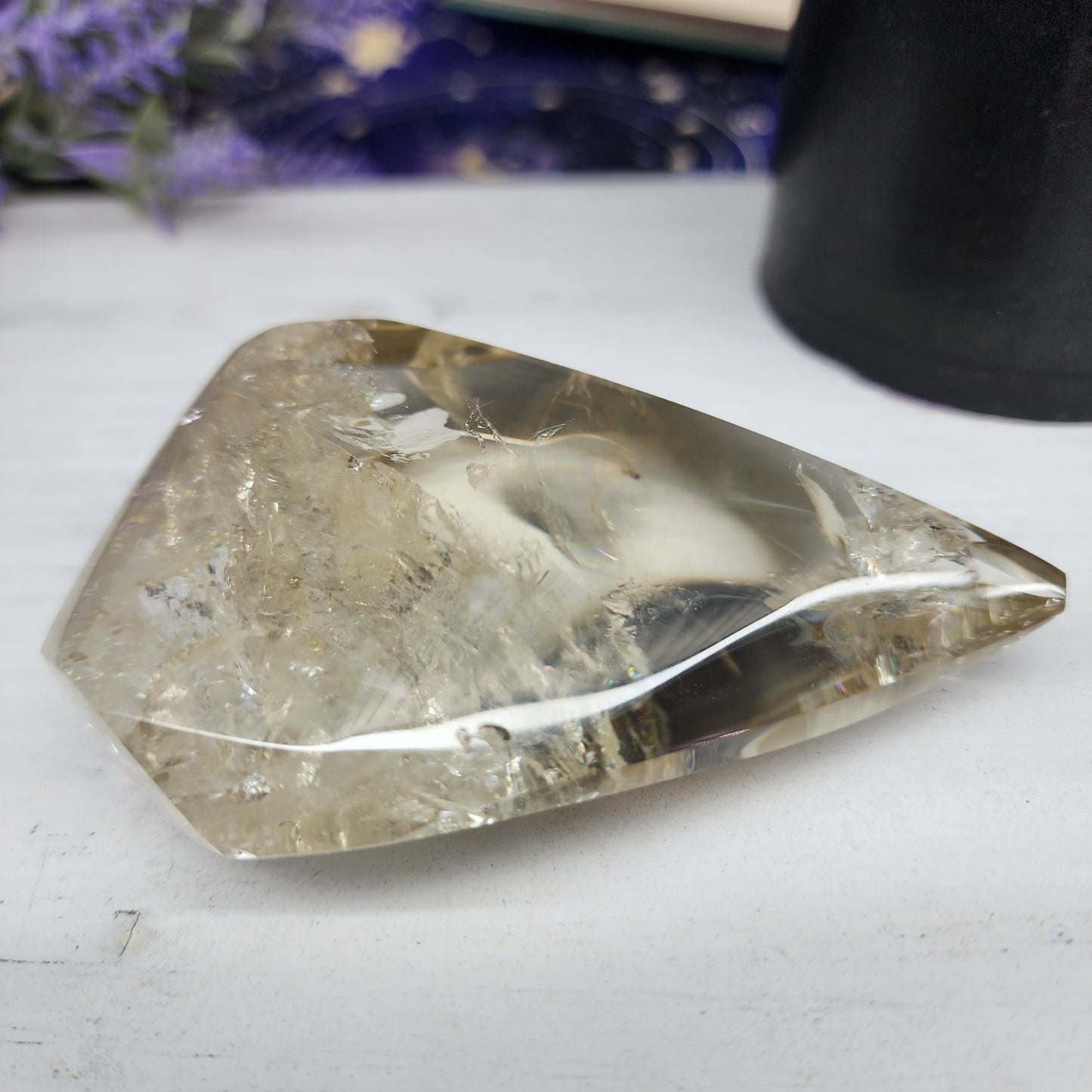 Smoky Quartz Freeform Carving | 1555