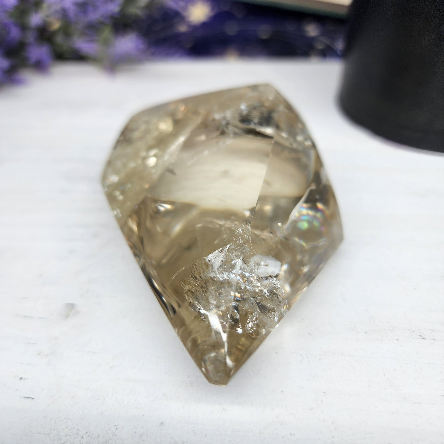 Smoky Quartz Freeform Carving | 1555