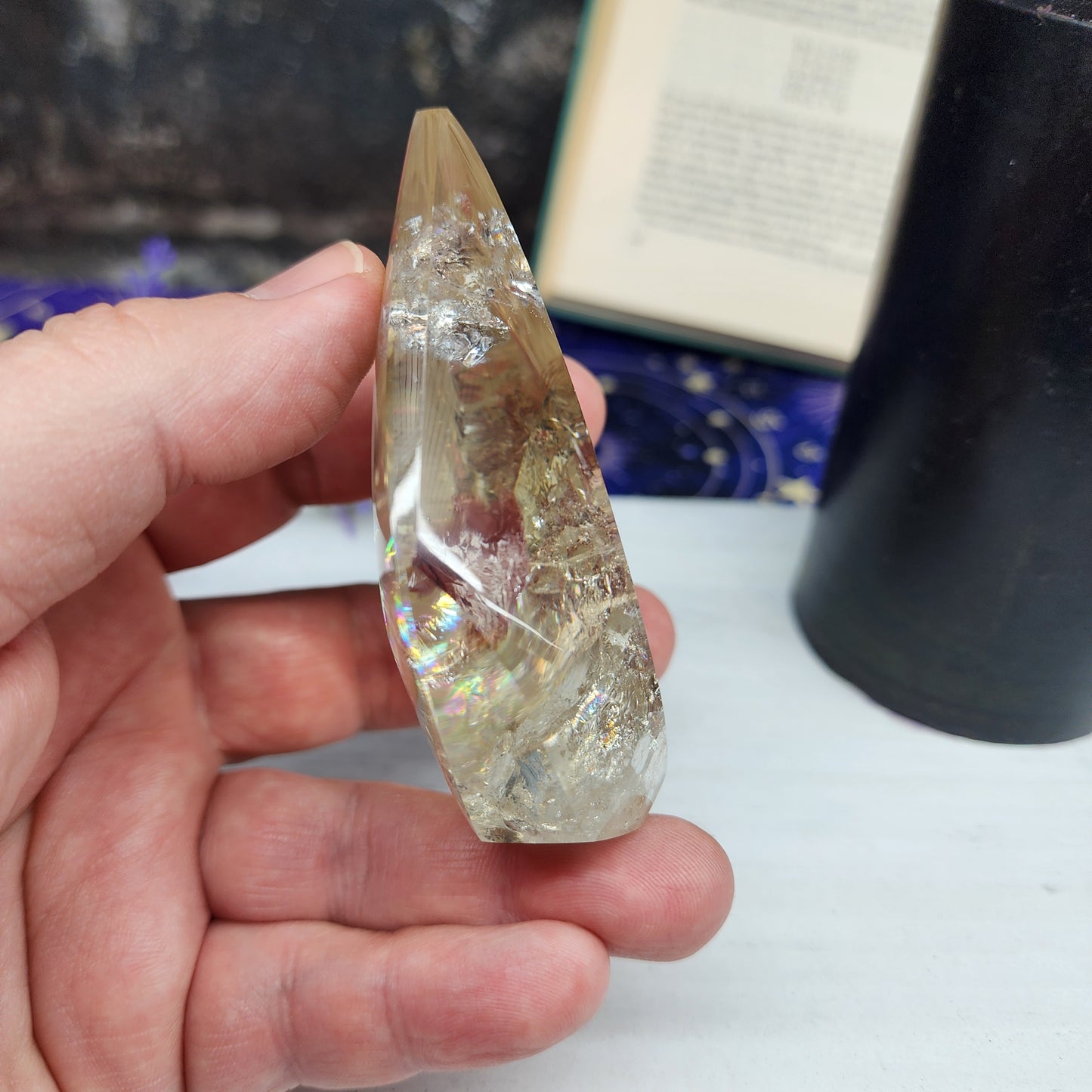 Smoky Quartz Freeform Carving | 1555