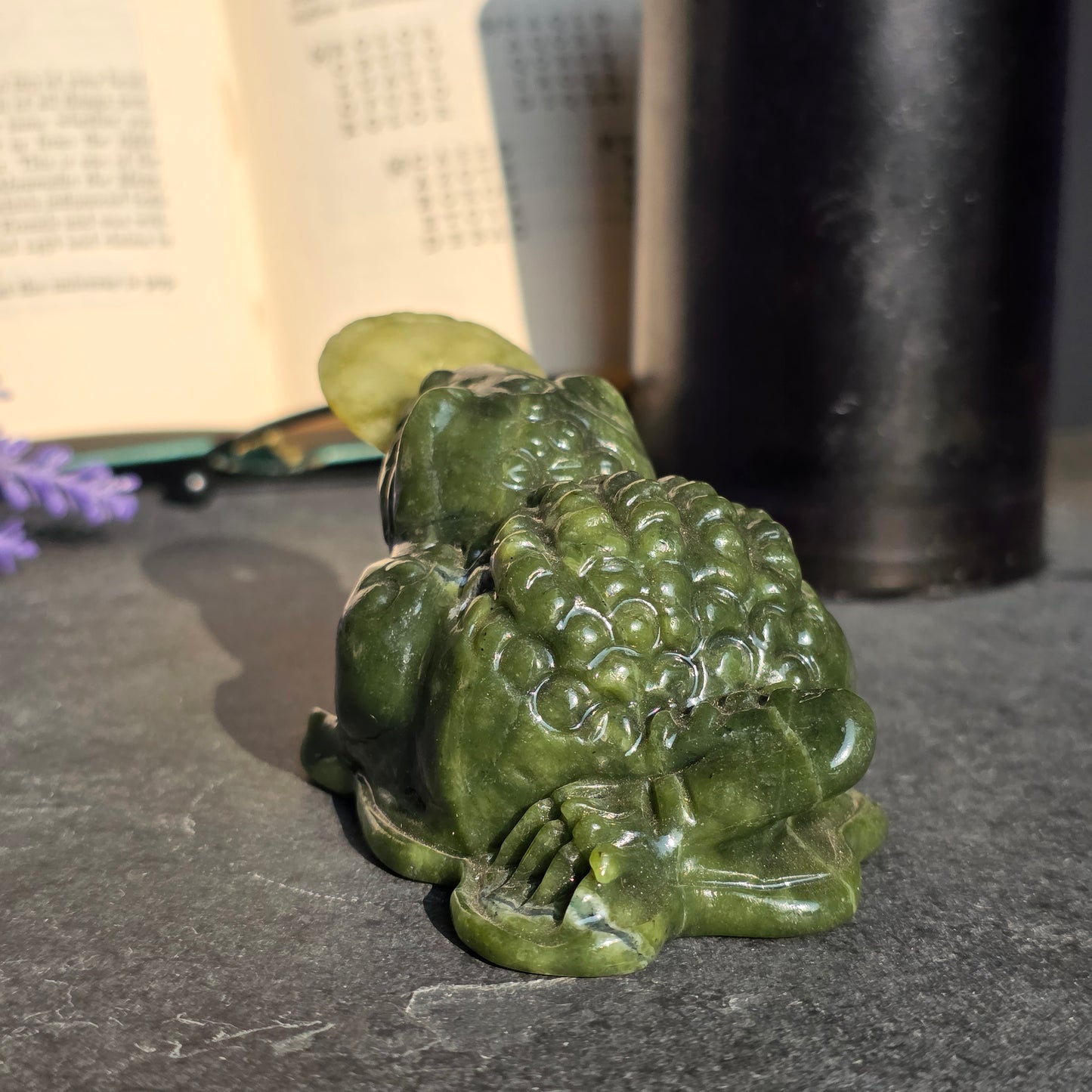 Jade Money Toad Carving | 1125