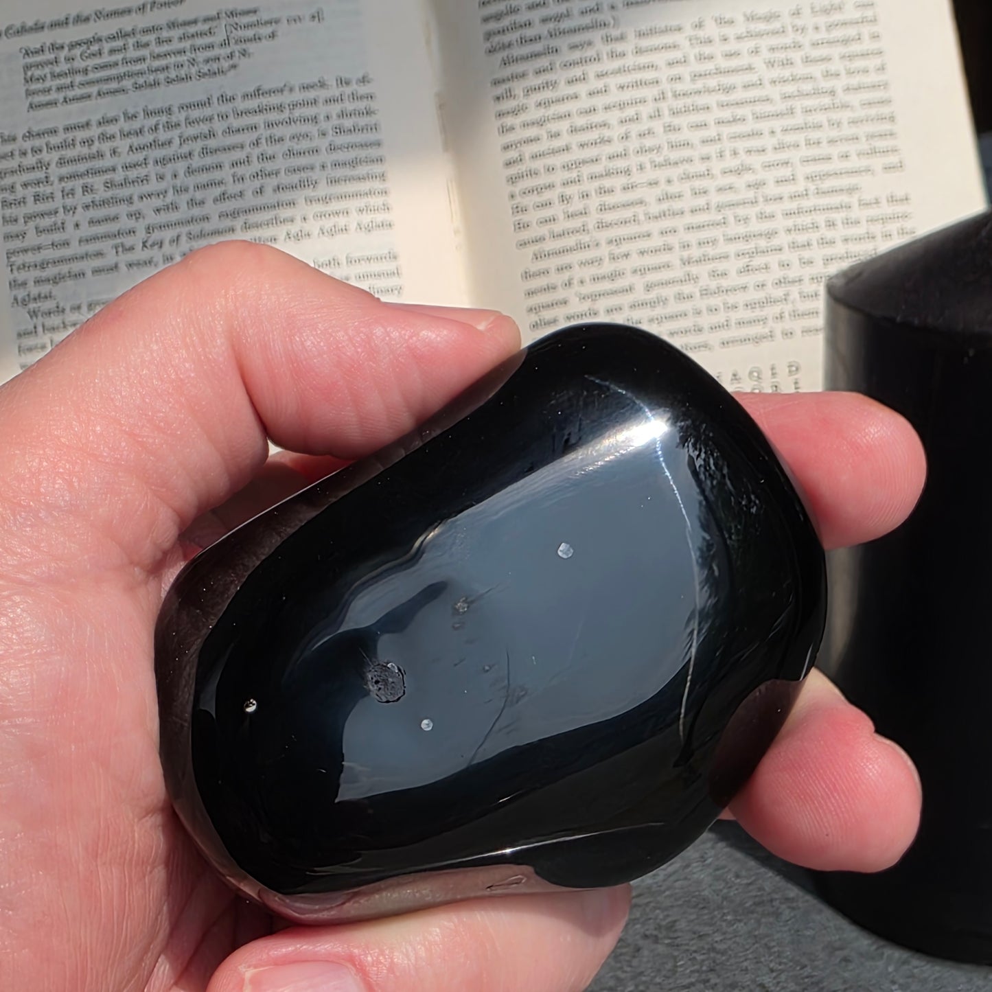 Rainbow Obsidian Star Carving | 1917