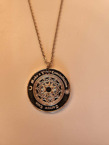 Zodiac Coin Necklace on 20 (NEW-OPEN) | 2972