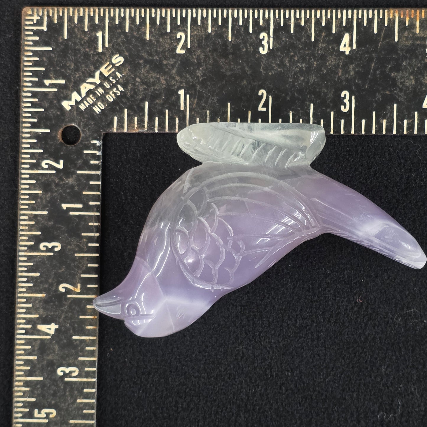 Purple Fluorite Bird Carving | 1096
