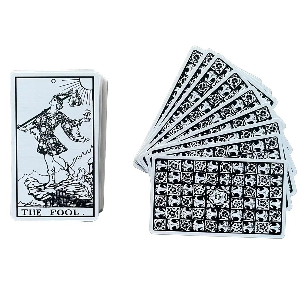 Pixie's Line Art Tarot & 100 Page Guide | Linen Finish (NEW-SEALED) | 3653