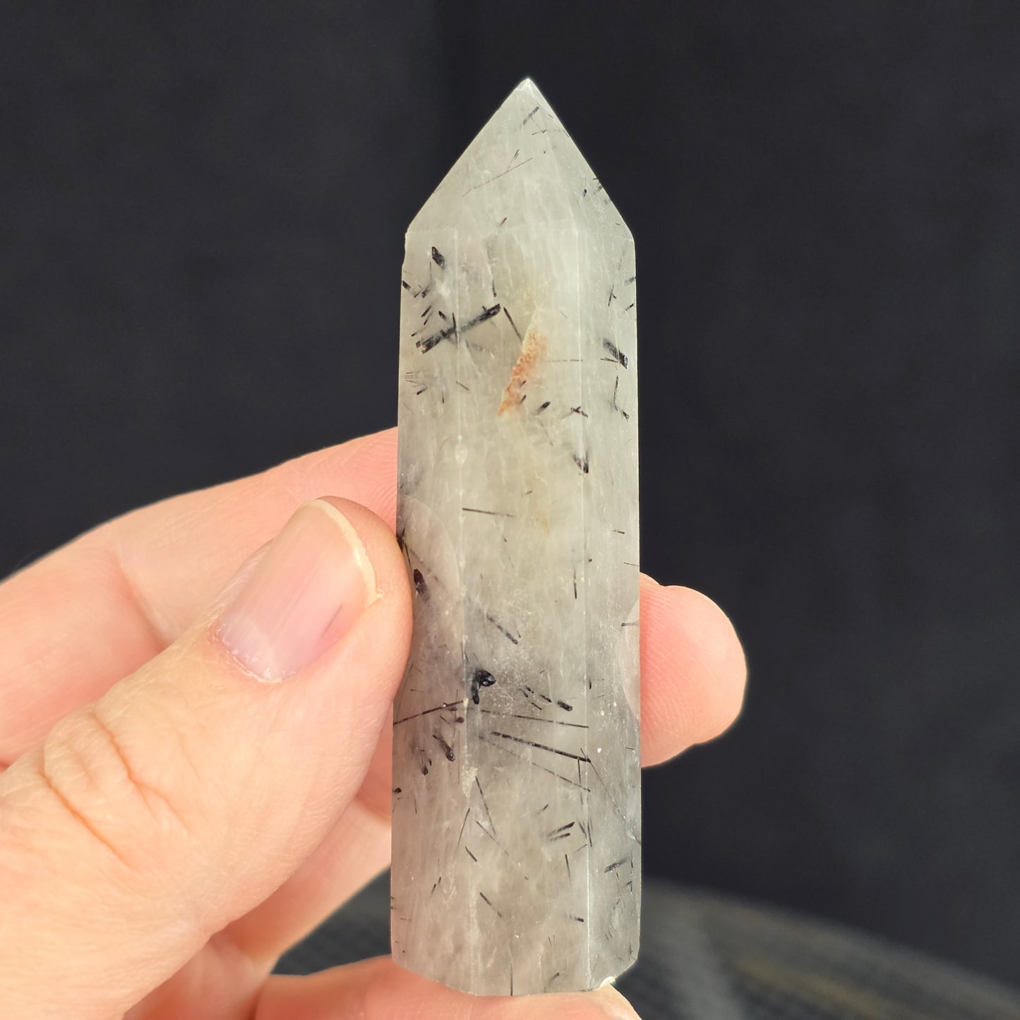 Black Tourmaline, Clear Quartz Generator | 2688