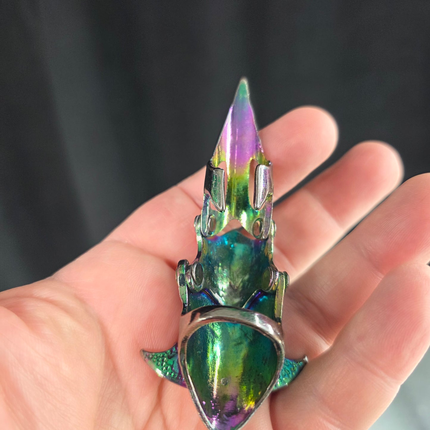 Gothic Dragon Claw Knuckle Ring (USED) | 3224