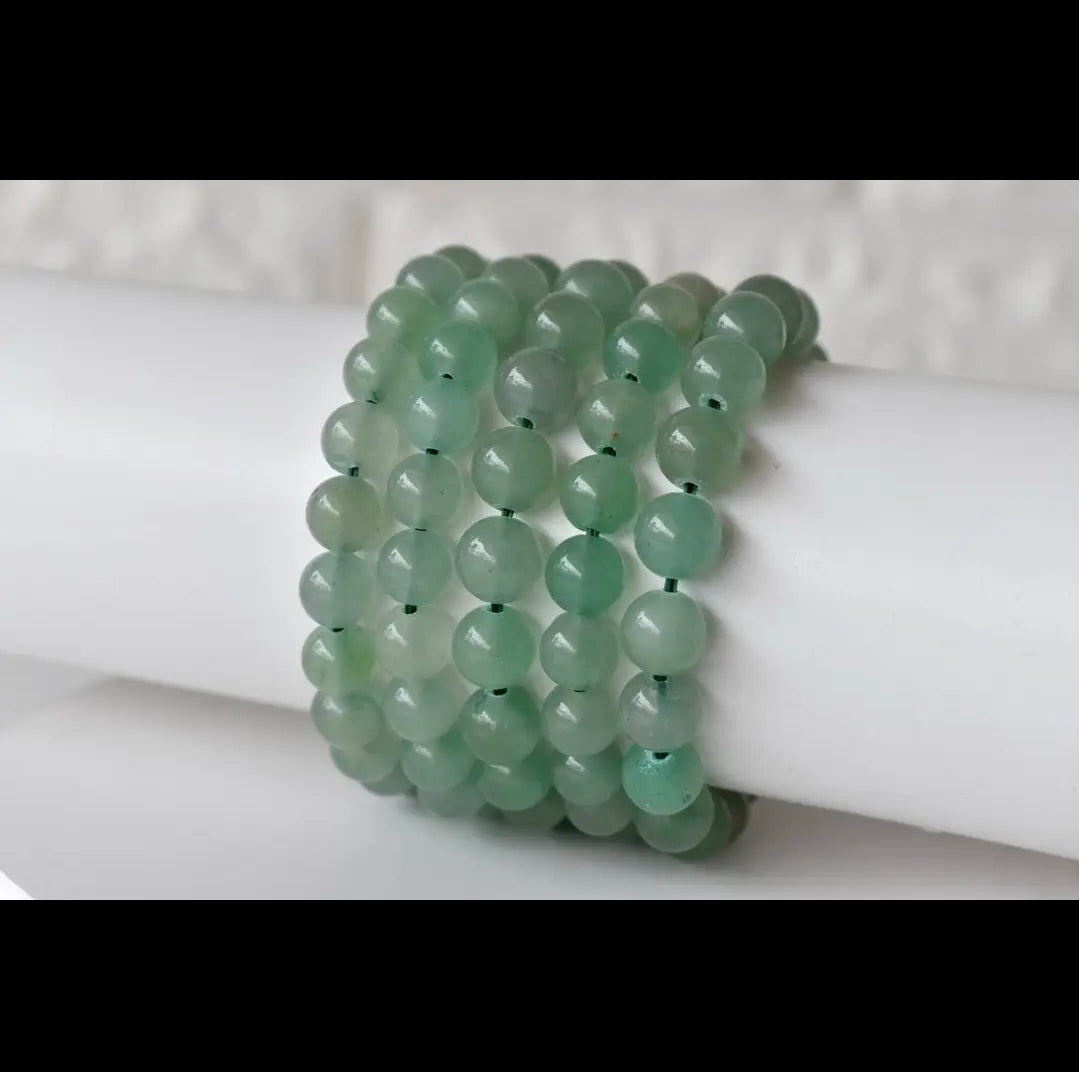 Green Aventurine Bead Bracelet 6.5" - 6.75" (NEW-OPEN) | 3638
