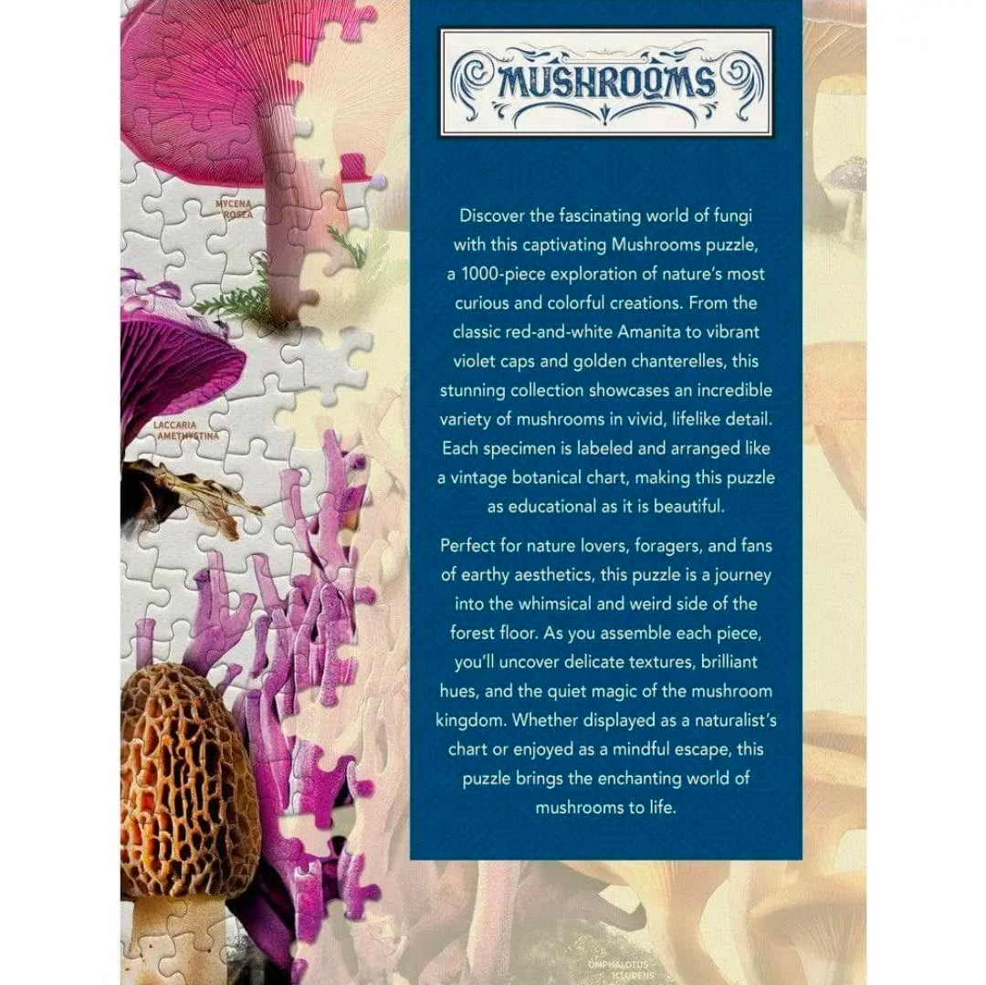 Field Guide - Mushrooms 1000 Piece Jigsaw Puzzle (NEW-SEALED) | 3268