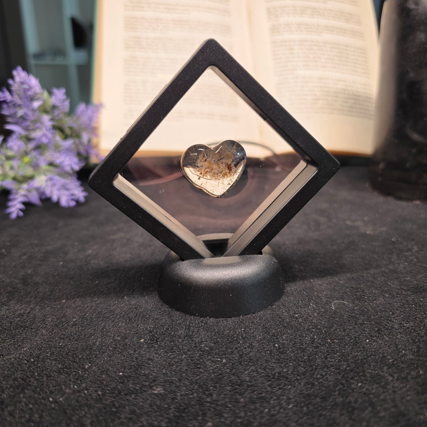 Garden Quartz Heart Carving | 2239