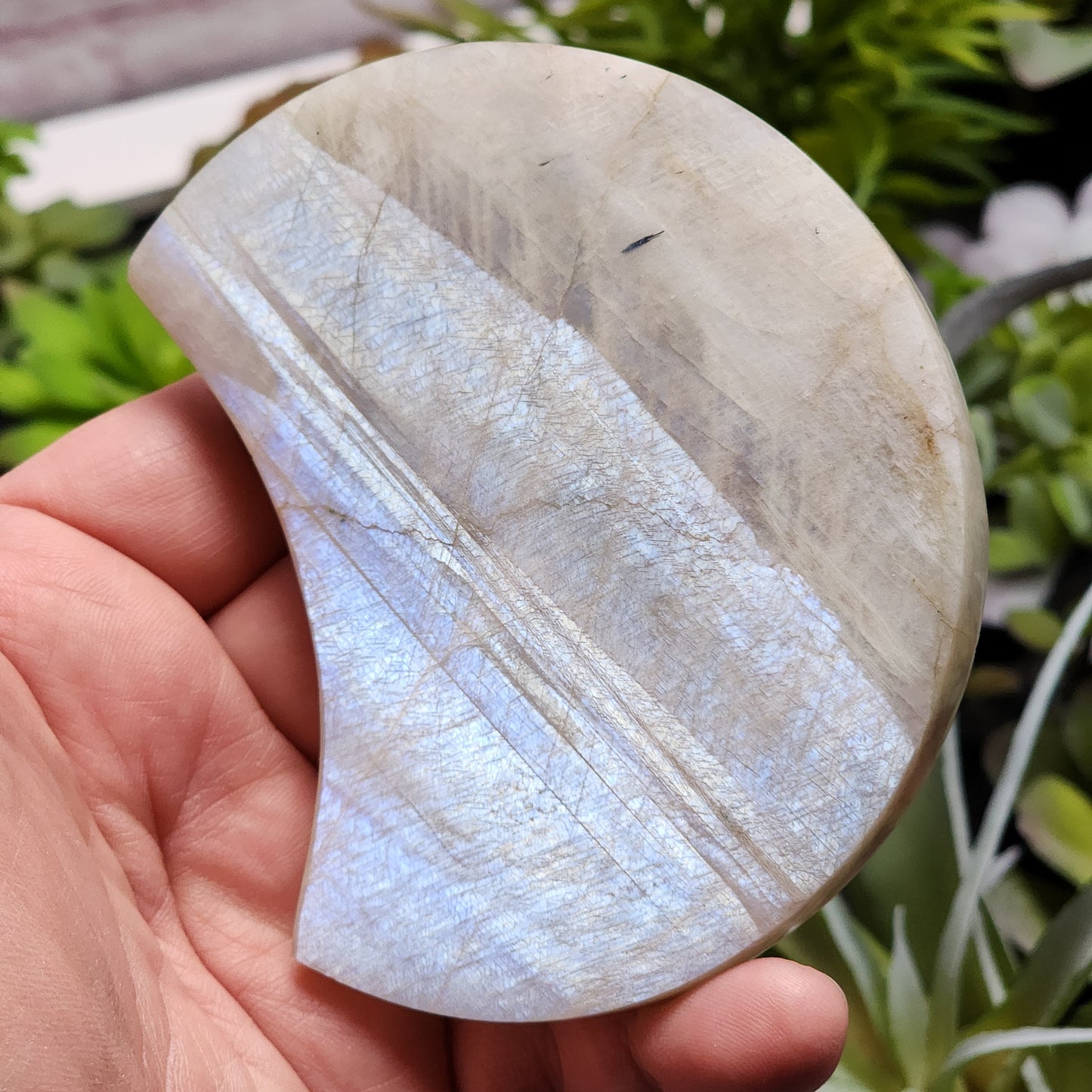 Moonstone Moon Carving | 2782