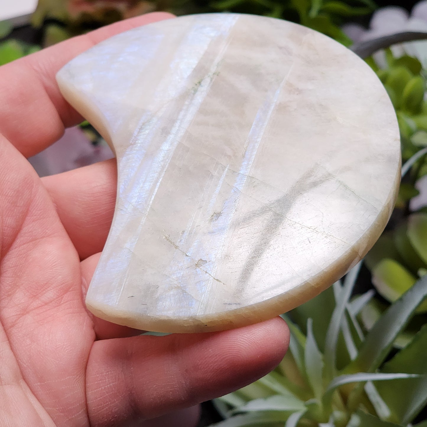 Moonstone Moon Carving | 2782