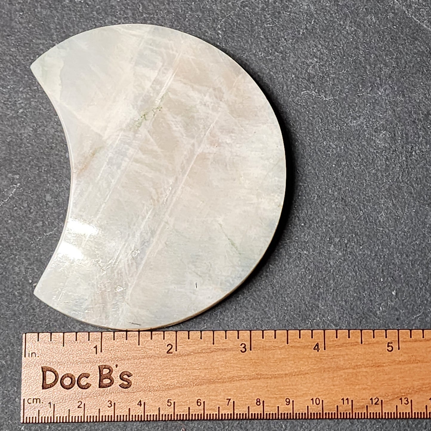 Moonstone Moon Carving | 2782