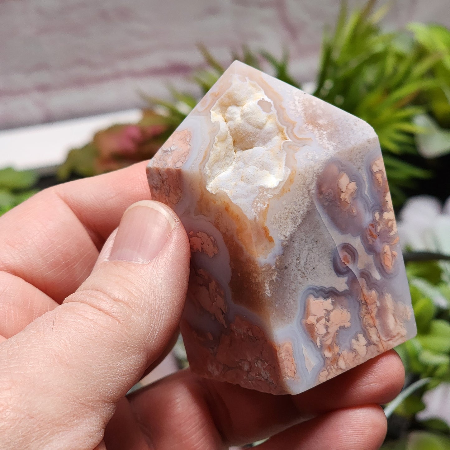 Cotton Candy Agate Tower | 2330