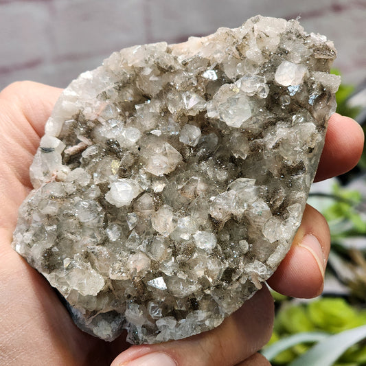 Apophyllite, Pyrite Raw Cluster | 1374