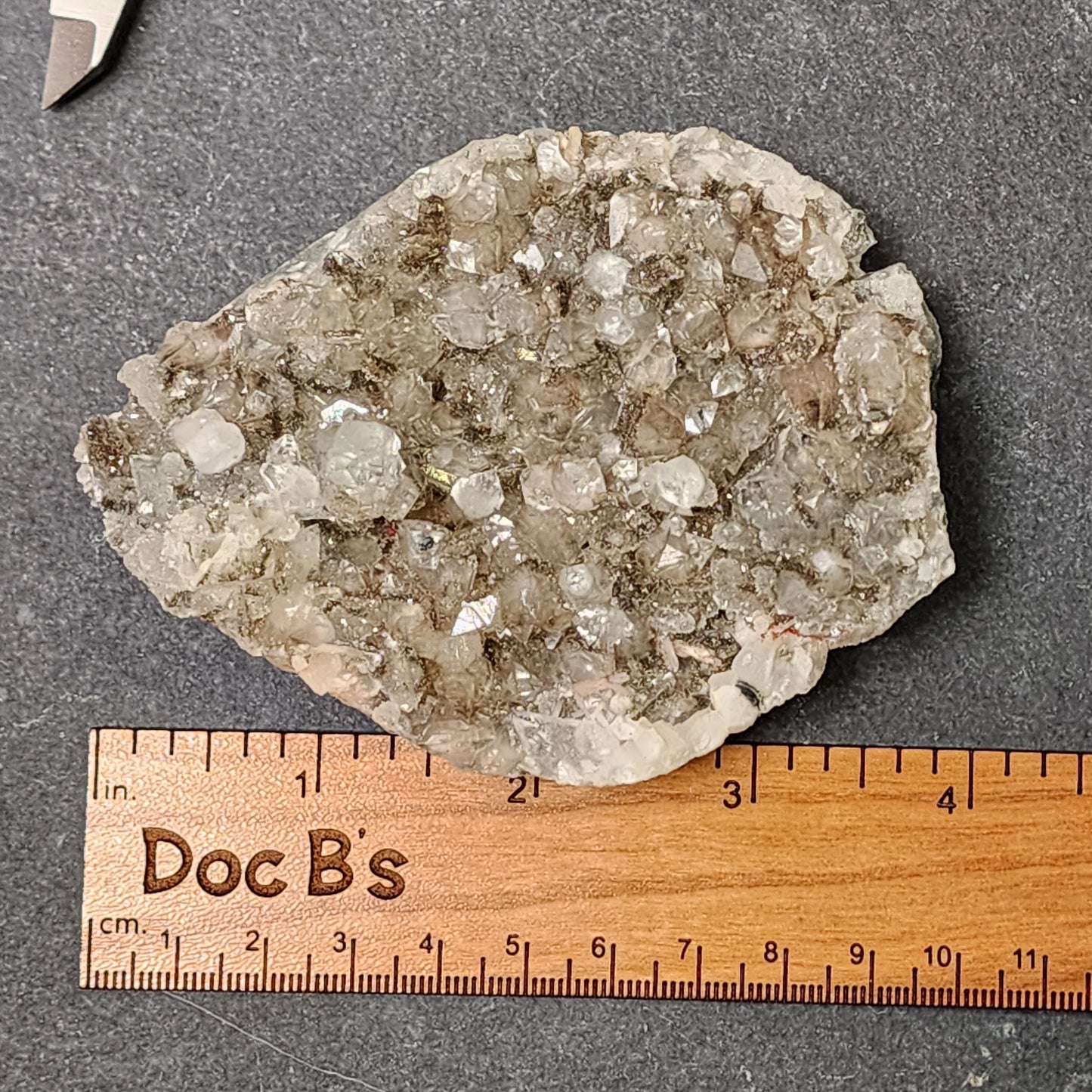 Apophyllite, Pyrite Raw Cluster | 1374