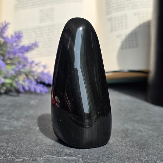 Rainbow Obsidian Freeform Carving | 1916