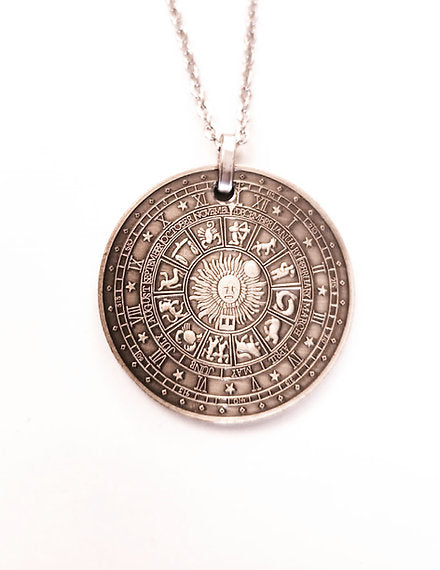 Zodiac Coin Necklace on 20 (NEW-OPEN) | 2972