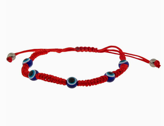 Evil Eye Adjustable Bracelet Red (NEW-OPEN) | 3083