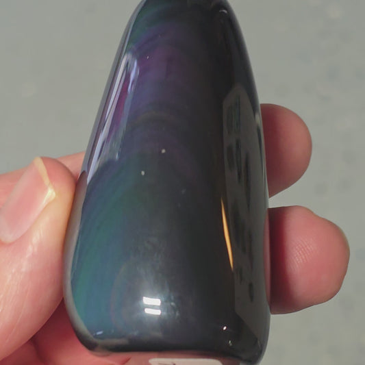 Rainbow Obsidian Freeform Carving | 1911