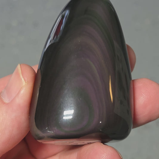Rainbow Obsidian Freeform Carving | 1915