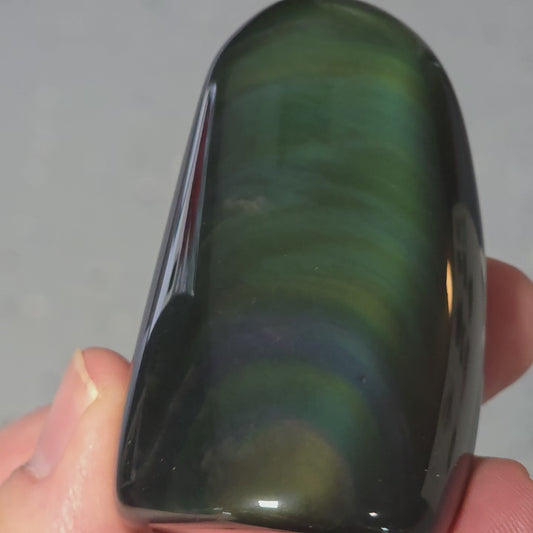 Rainbow Obsidian Freeform Carving | 1913