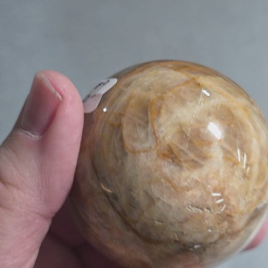Peach Moonstone Palmstone | 2289