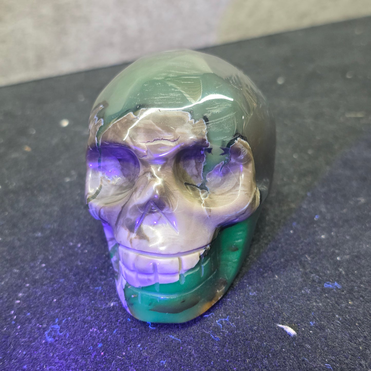 Volcano Agate Skull | 3311