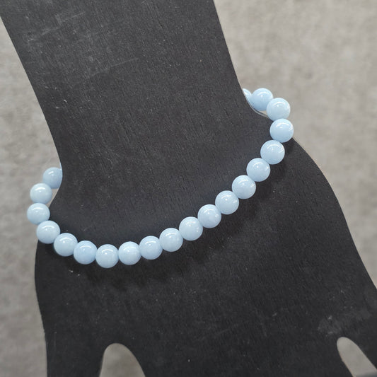 Angelite Bead Bracelet | 2298