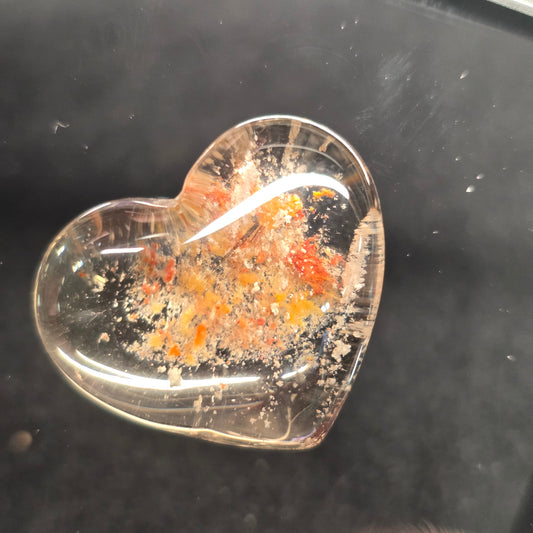 Garden Quartz Heart Carving | 2239