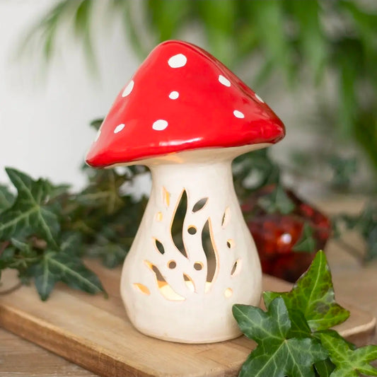 Toadstool Mushroom Tealight Candleholder | 3299