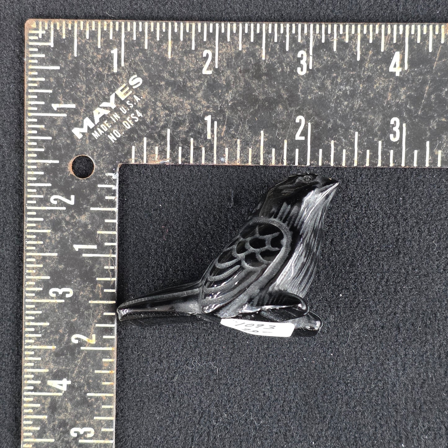Black Obsidian Bird Carving | 1093