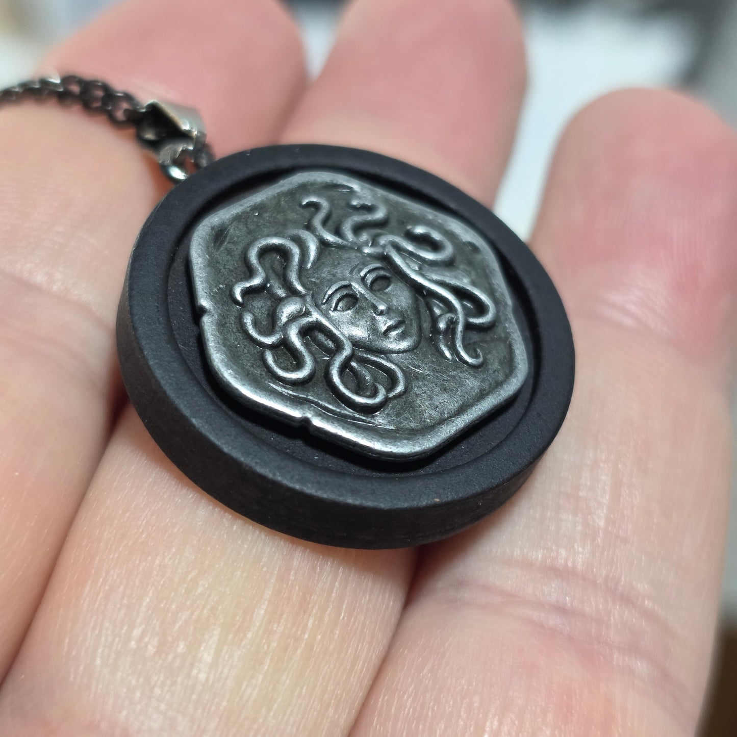 Medusa Coin Pendant Necklace - Raiders of Scythia (NEW-OPEN) | 3227