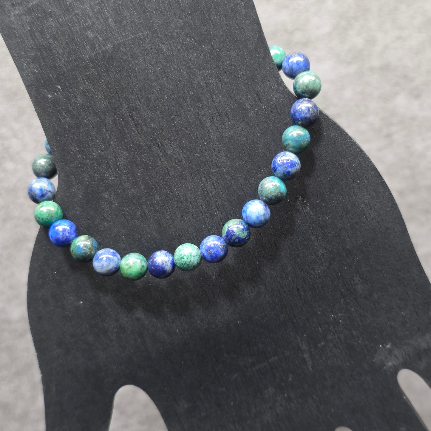 Azurite Bead Bracelet 6.25" / 16cm | 3346