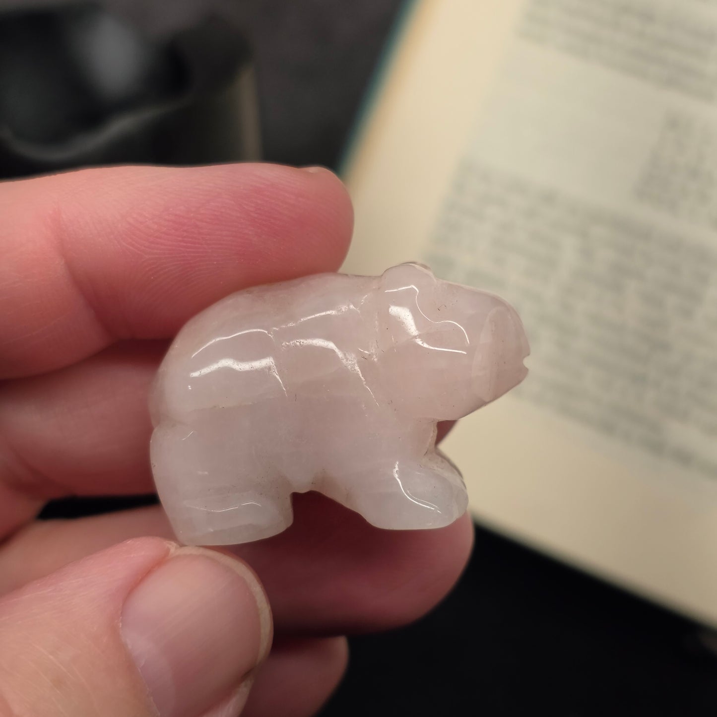 Rose Quartz Bear | 3169